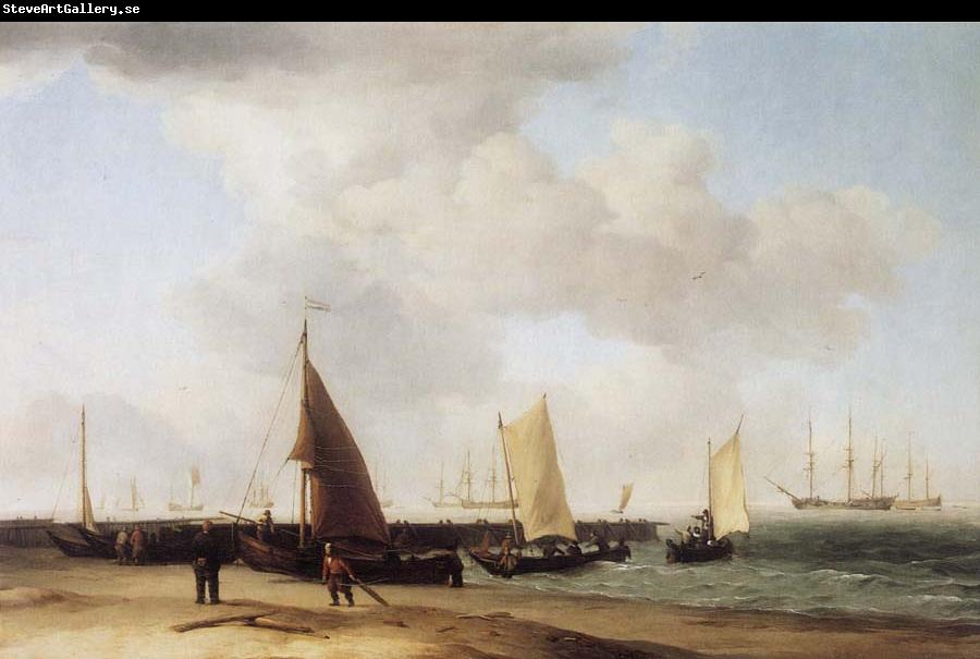 unknow artist Some sailboat on the sea